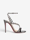 CHRISTIAN LOUBOUTIN CORINETTA 100 SPECCHIO/PVC GUN METAL/GUN,R01760711