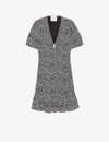 THE KOOPLES SPORT LEOPARD-PRINT CREPE DRESS,R03638195