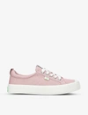 Cariuma Ladies Oca Low Lace-up Canvas Trainers In Pale Pink