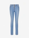 MOSCHINO SKINNY HIGH-RISE JEANS,R03634970