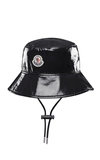 MONCLER PATENT LEATHER BUCKET HAT,803268