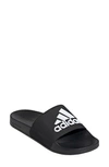 Adidas Originals Adilette Comfort Sport Slide In Black/ White