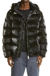 Alyx Nightrider Roller Coaster Buckle Puffer Coat In Black