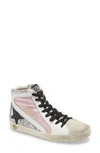 GOLDEN GOOSE SLIDE GLITTER HIGH TOP SNEAKER,GYF00116.F000220