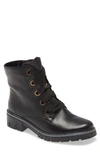 Ara Debbie Lace-up Boot In Black Leather
