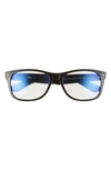 Ray Ban 58mm Rectangular Wayfarer Sunglasses In Black