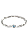 NADRI EVIL EYE BEADED STRETCH BRACELET,AB34516RBG