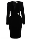 ALEXANDRE VAUTHIER ALEXANDRE VAUTHIER WOMEN'S BLACK DRESS,204DR13941364204BLACK 38