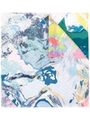 RAEBURN MULTI MAP SILK SCARF