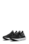 Nike React Infinity Run Flyknit Running Shoe In Black/ White