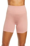 Yummie Ultralight Seamless Shaping Shorts In Ash Rose