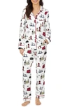 Bedhead Pajamas Novelty Long-sleeve Pajama Set In Londoner