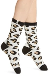 Ugg Josephine Leopard Knit Socks In Amphora Leopard