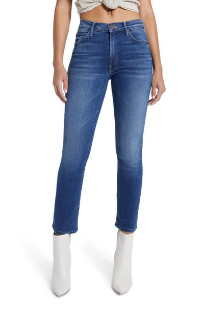 Mother The Dazzler High Waist Ankle Jeans In Cowboys Don T Cry