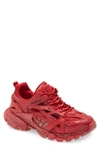 Balenciaga Men's Track 2 Tonal Faux-leather Sneakers In Red