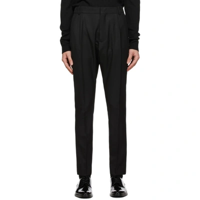 Balmain Tailored Straight-leg Trousers In Black