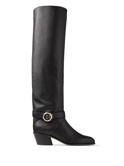 Jimmy Choo Beca Over-the-knee Boots In Black