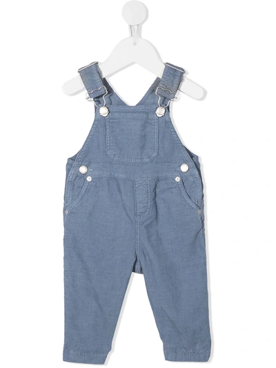 Bonpoint Babies' Corduroy Straight-leg Dungarees In Blue