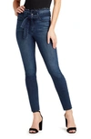 SAM EDELMAN THE STILETTO BELTED ANKLE SKINNY JEANS,EGWCED1559