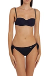 Dolce & Gabbana Black Balconette Bikini In Black