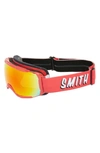 Smith Grom 180mm Snow Goggles In Lava Sign Painter/ Red Sol