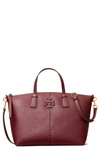 TORY BURCH MCGRAW LEATHER SATCHEL,64458