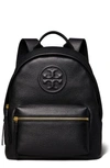 Tory Burch Small Bombe Leather Backpack In Black