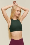 GIRLFRIEND COLLECTIVE MOSS TOPANGA HALTER BRA,1749221998655