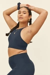 GIRLFRIEND COLLECTIVE MIDNIGHT TOPANGA HALTER BRA,635614232639