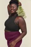 Girlfriend Collective Black Dylan Tank Bra In Multicolor