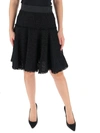 DOLCE & GABBANA DOLCE & GABBANA FRAYED HEM FLARED SKIRT