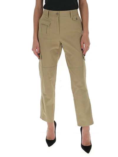 Dolce & Gabbana Utility Pocket Tapered Trousers In Neutrals