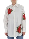 DOLCE & GABBANA DOLCE & GABBANA ROSE EMBROIDERED SHIRT