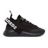 DSQUARED2 DSQUARED2 BLACK 1964 SPEEDSTER SNEAKERS