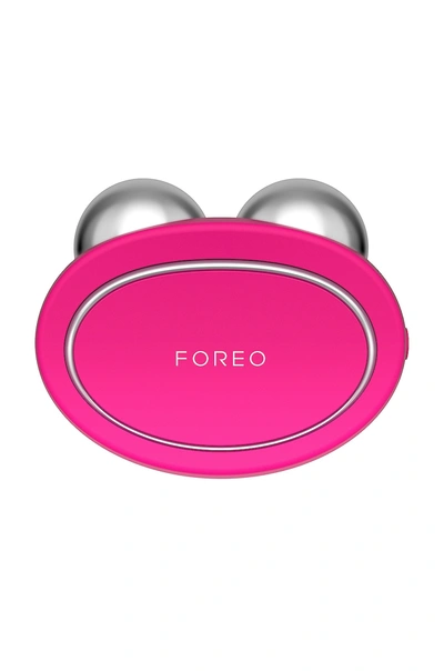 Foreo Bear Smart Microcurrent Facial Toning Device In Fuchsia