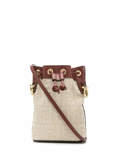 Fendi Women's 8bs010acodf1c0w Multicolor Leather Handbag