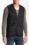 Barbour Quilted Reversible Waistcoat In Black