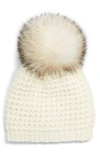 Ivory/ Ivory Fox Pom