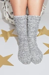 Barefoot Dreamsr Barefoot Dreams Cozychic Socks In He Light Lavender/ White