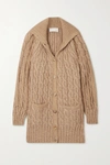 CHLOÉ CABLE-KNIT CARDIGAN