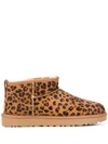 UGG LEOPARD-PRINT ANKLE BOOTS