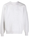 Barrie Ideal Rib-trimmed Cashmere Jumper In White