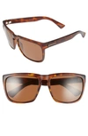 Electric Knoxville Xl 61mm Polarized Sunglasses In Matte Tort/ Bronze Polar