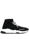 BALENCIAGA SPEED LACE-UP KNITTED SNEAKERS