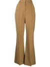 JOSEPH HIGH-WAISTED FLARED TAILORED TROUSERS