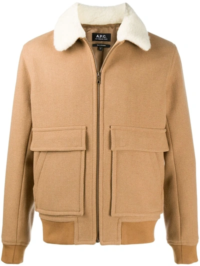 APC POUCH-POCKET ZIPPED JACKET 