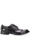 OFFICINE CREATIVE PERFORATED DETAIL OXFORD SHOES