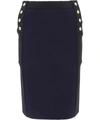 GIVENCHY GIVENCHY WOMEN'S BLUE VISCOSE SKIRT,BW40CW4Z6G414 36