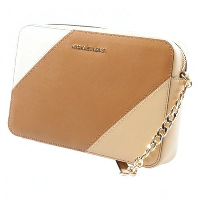 Pre-owned Michael Kors Beige Leather Clutch Bag