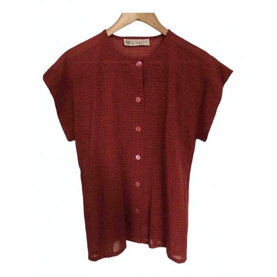 Pre-owned Gucci Red Wool  Top